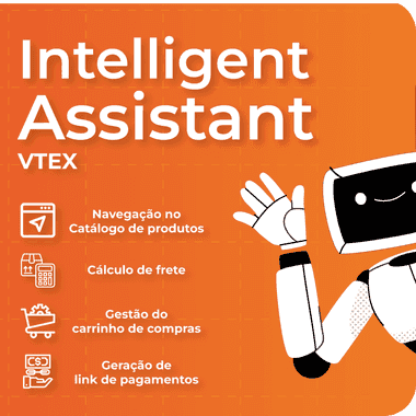 Transforme sua loja VTEX com Inteligência Artificial. Atendimento automatizado, navegação inteligente e pós-venda personalizado com IA.