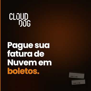 Pare de pagar Nuvem no cartão! Fature AWS, GCP ou Azure via boleto, com prazo médio de 45 dias e mais flexibilidade financeira.