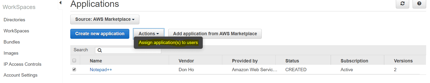 Passo 2: Associando a um Usuário