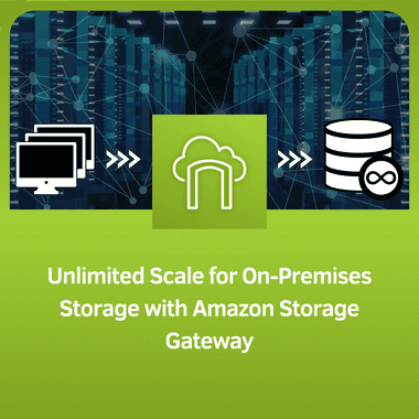Unlock unlimited storage capacity for your company with the integration of Amazon Storage Gateway and S3.               