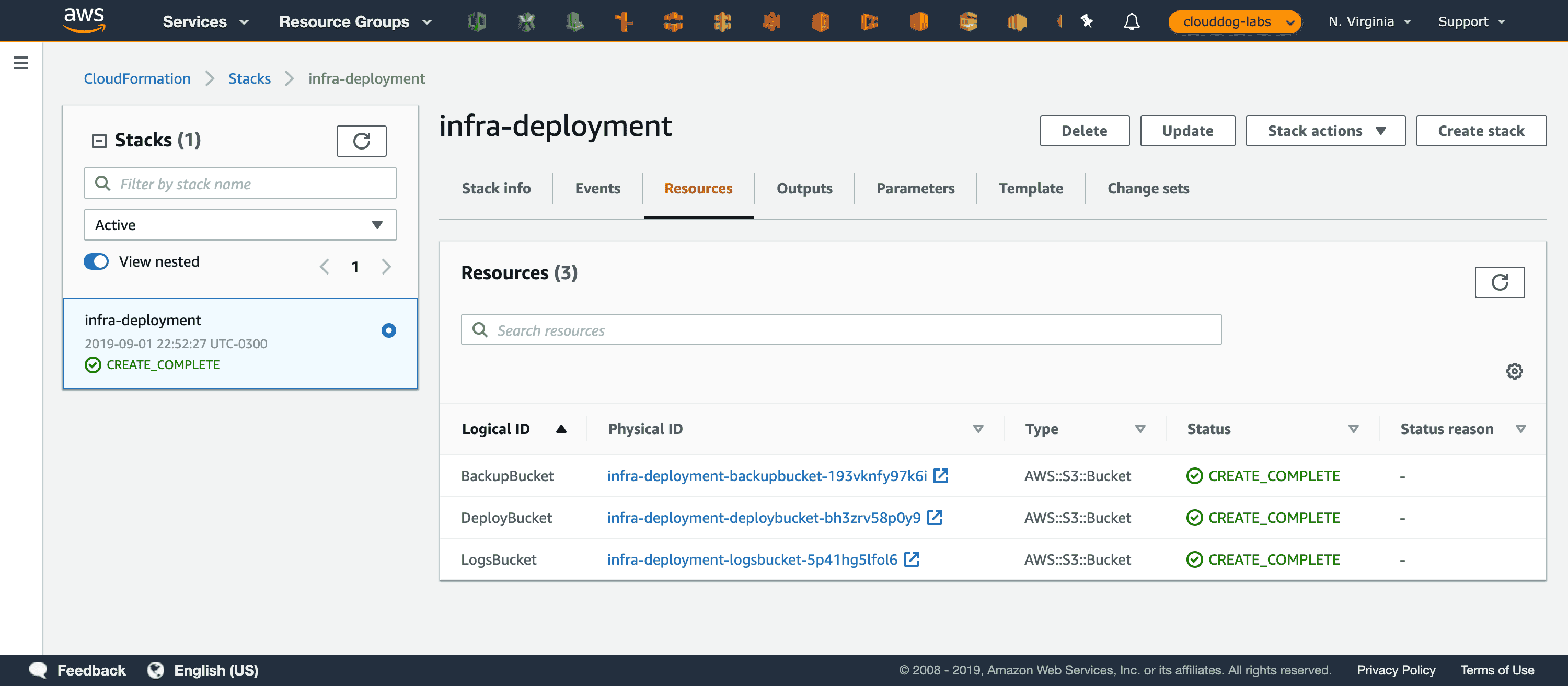 Passo 6: Selecione Resources