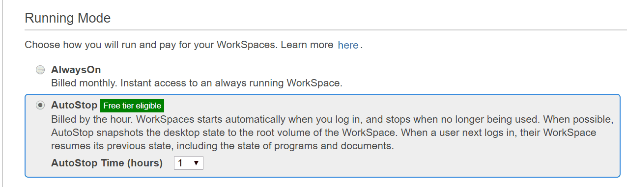Passo 3: Selecionando o modo de Execução