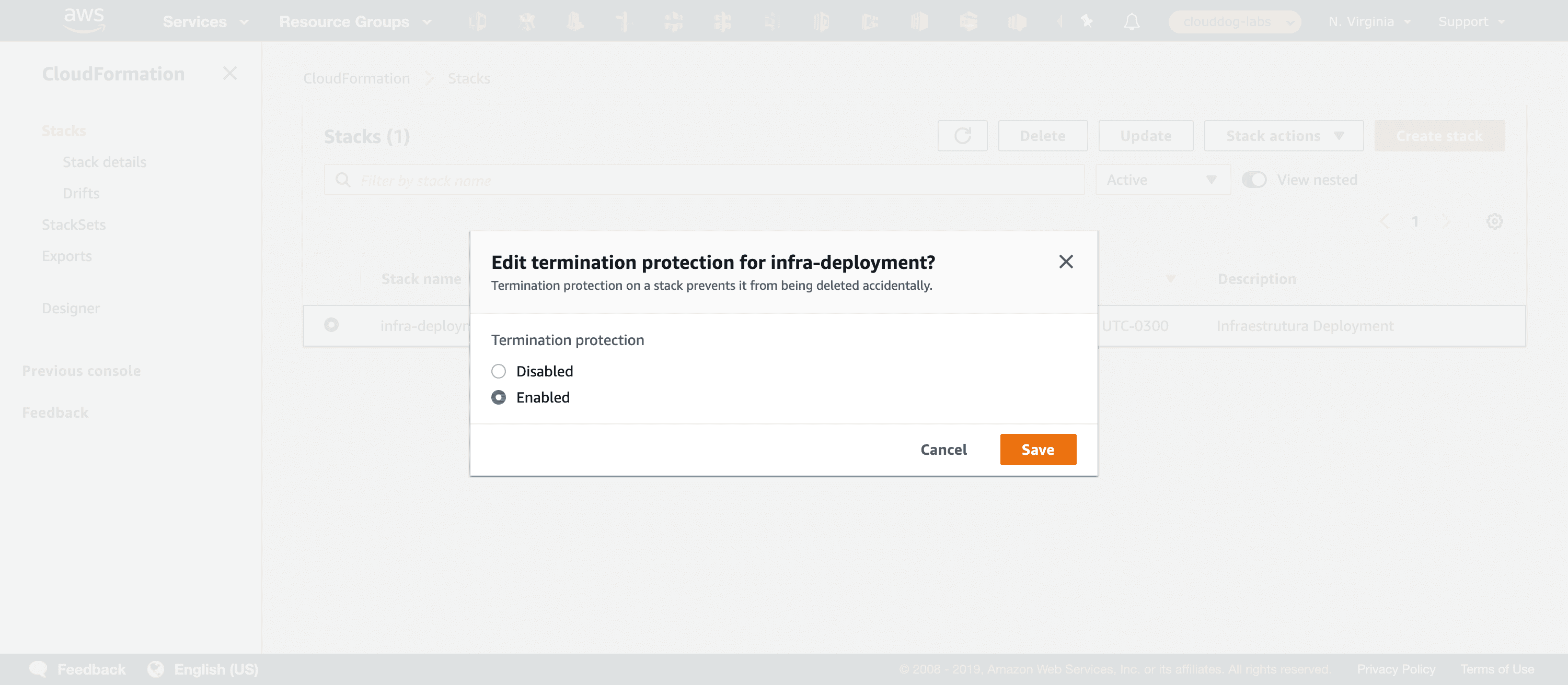 Passo 18: Protegendo a Stack 2