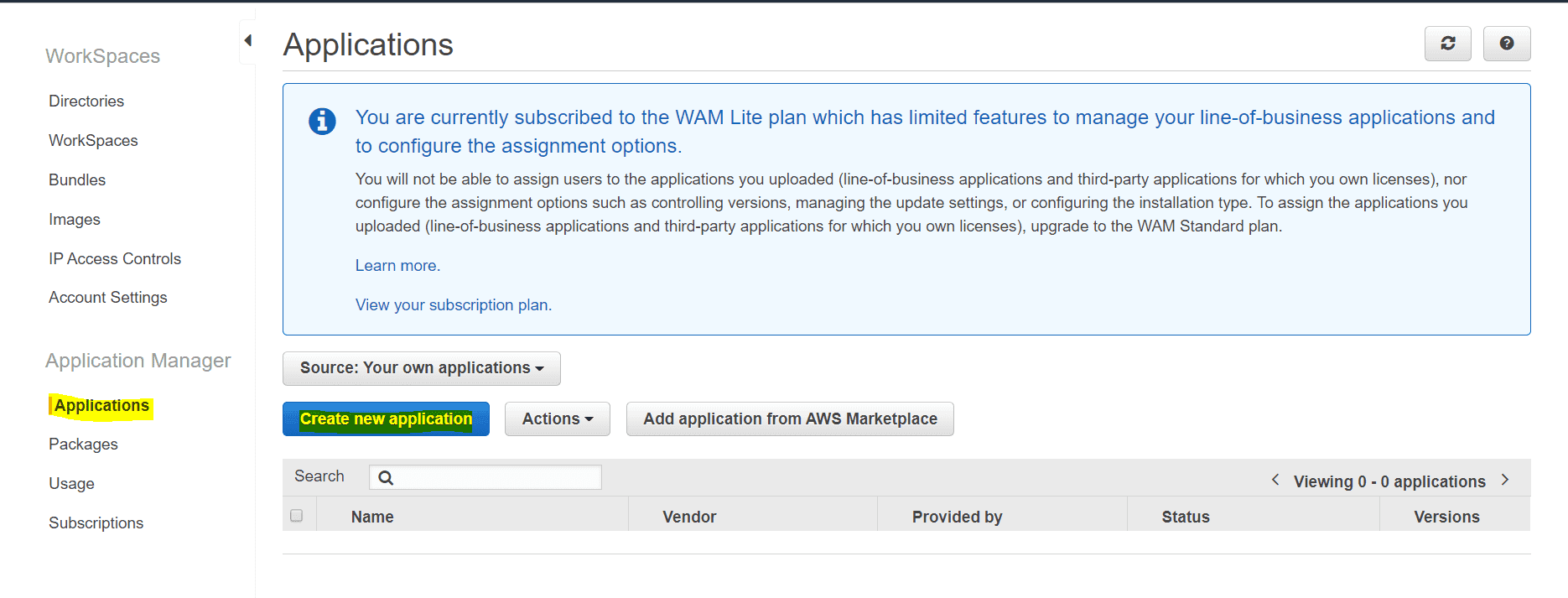 Passo 5: Cadastrando a Aplicação