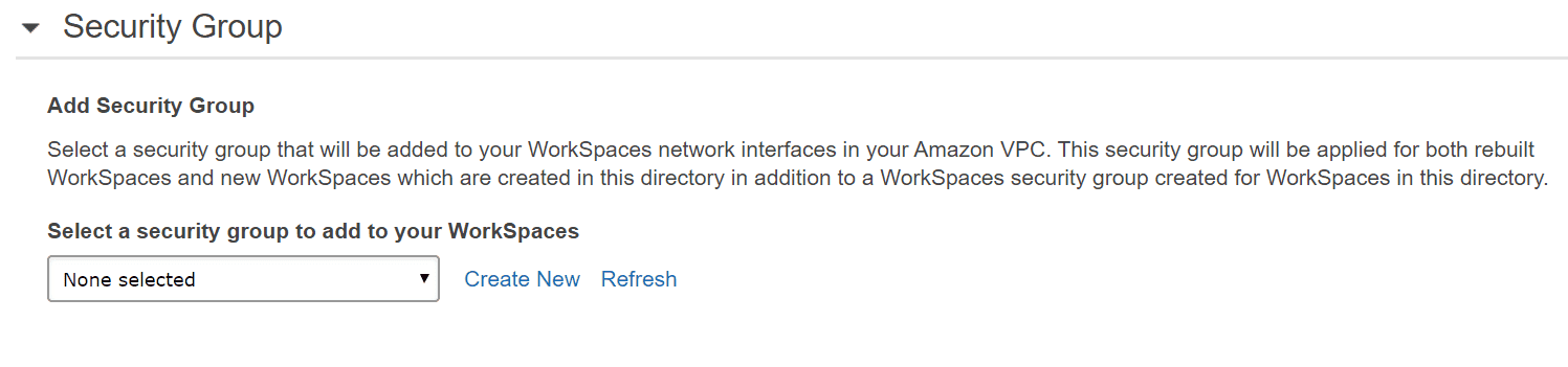 Passo 4: Relacionando Security Group